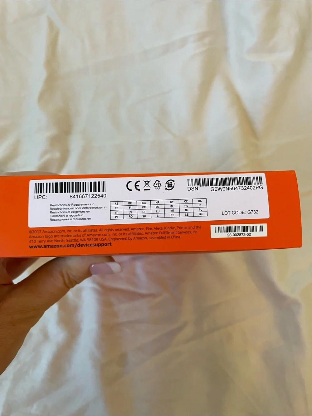 Amazon compact tablet